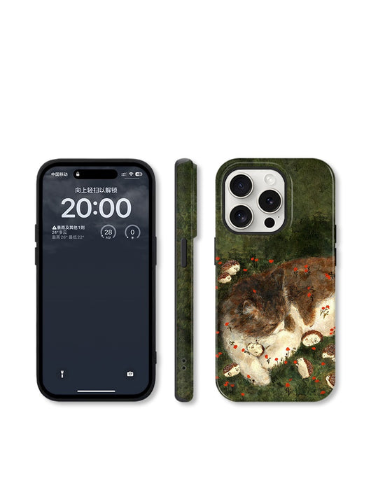 Funda Protectora para Celular con Diseño Gato y Erizo - Resistente a Caídas - Image 10
