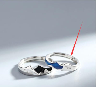 Anillos de Pareja en Plata Esterlina Shanmeng Eachother - Image 6