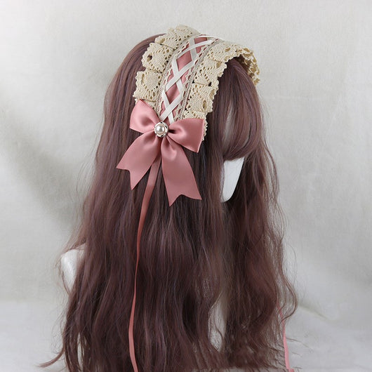 Diadema Lolita de Encaje Estilo Soft Girl Japonés - Image 3