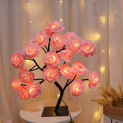 Lámpara Decorativa Árbol de Rosas para Dormitorio - Image 19