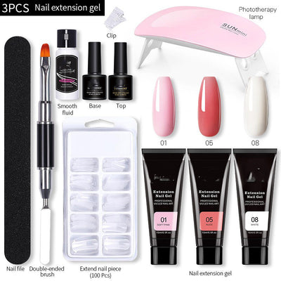 Set de Adhesivo Gel para Uñas Artísticas 15ml con Fotocurado - Image 9
