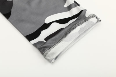 Leggings Casuales con Estampado Camuflaje Gris - Image 15