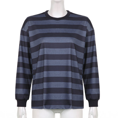 Sudadera Rayada de Manga Larga para Mujer - Image 9
