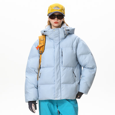Abrigo Impermeable para Parejas con Capucha y Múltiples Bolsillos - Image 4