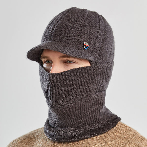 Máscara Térmica Integrada para Ciclismo Eléctrico - Gorro Protector Otoño/Invierno