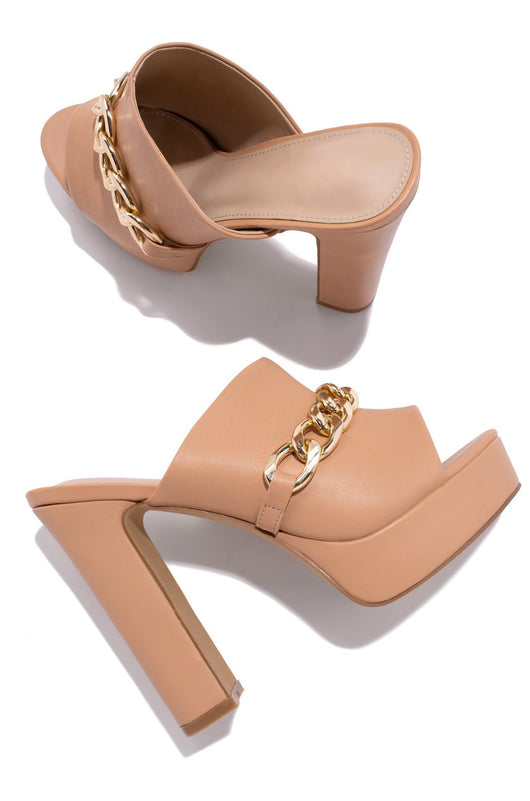 Sandalias Plataforma Metal con Cadena para Exterior - Image 14