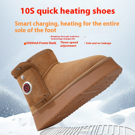 Botas Térmicas Eléctricas con Forro de Lana - Impermeables para Hombre y Mujer - Image 2