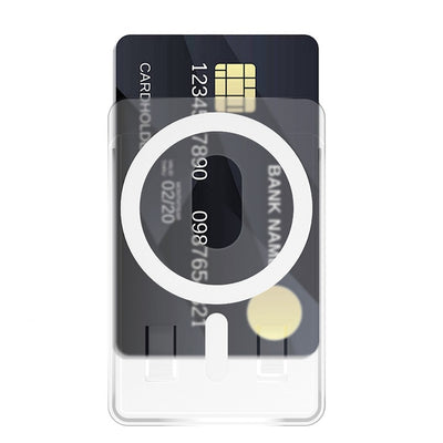 Funda Magnética Transparente para Teléfono con Soporte de Tarjetas - Image 10