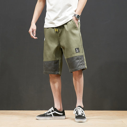 Pantalones Casuales de Algodón para Hombre Cinco Bolsillos Color Sólido - Image 7