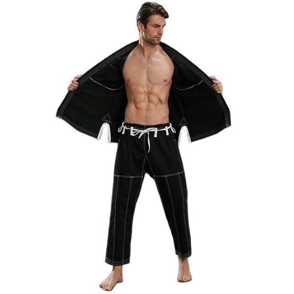 Uniforme de Judo Resistente en Color Liso - Diseño Antidesgaste