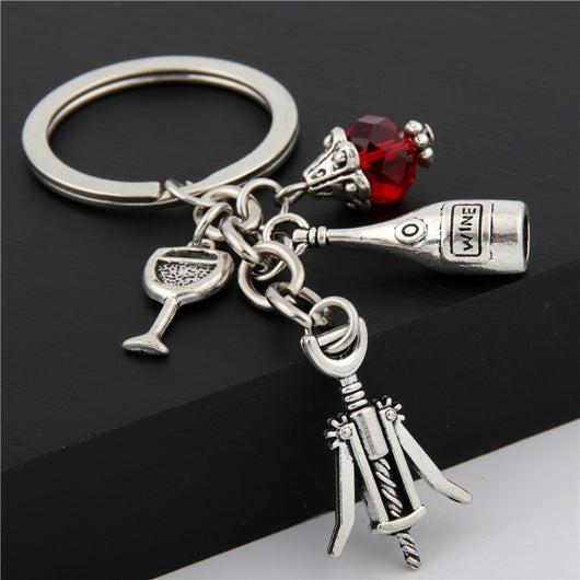 Llavero Abridor de Vino Diseño Metal para Amantes del Vino - Image 6