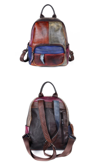 Mochila de Cuero Genuino con Acabado Envejecido - Backpack Outdoor Premium - Image 15