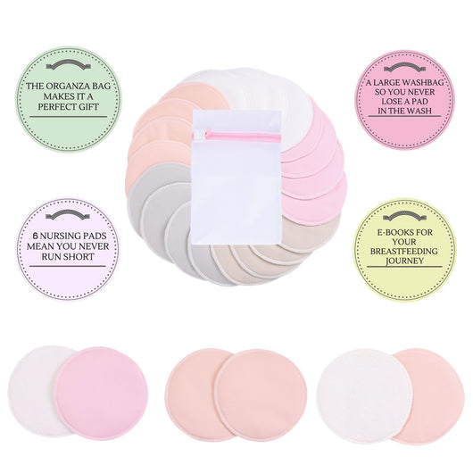 Discos de Lactancia de Bambú Orgánico para Madres Lactantes - Image 13