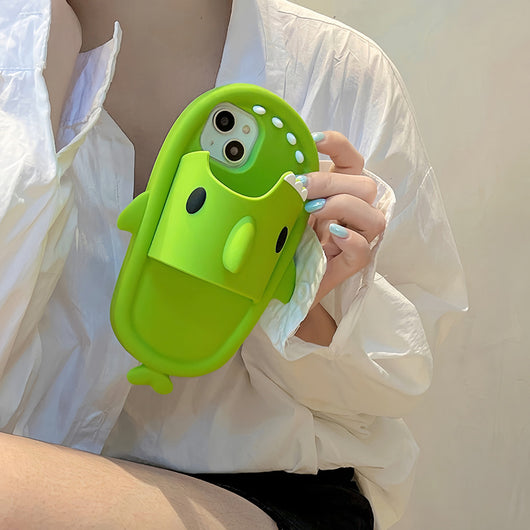 Funda Protectora Tiburón Divertido para iPhone 11, 12, 13, 14 Pro Max - Silicona Suave Antigolpes - Image 12