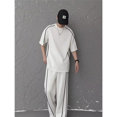 Conjunto Deportivo Dos Piezas con Bloques de Color - Diseño Casual Moderno - Image 6