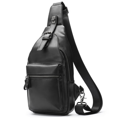 Bolsa Pecho Cuero Hombre Estilo Crossbody - Image 9