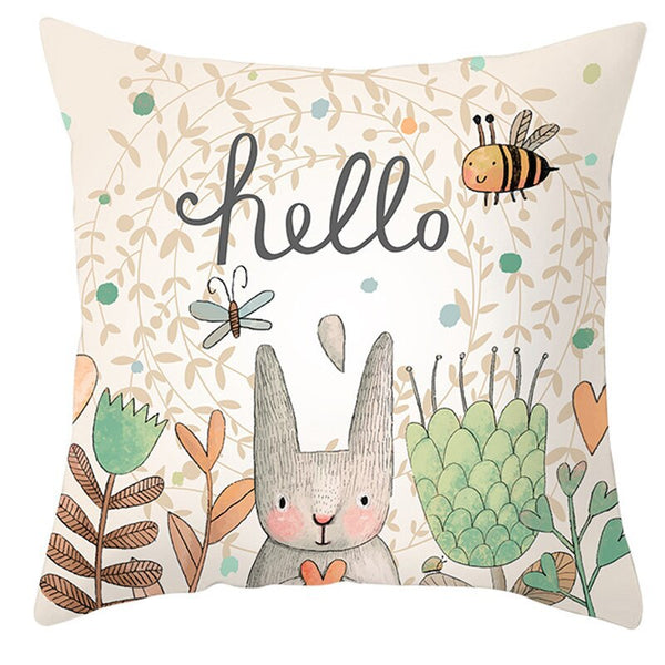 Funda de Almohada Pascua Felpa Corta