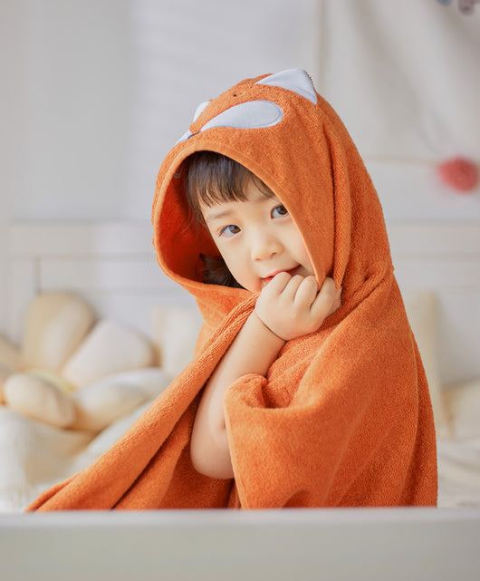 Bata Infantil con Capucha de Algodón Absorbente - Image 20