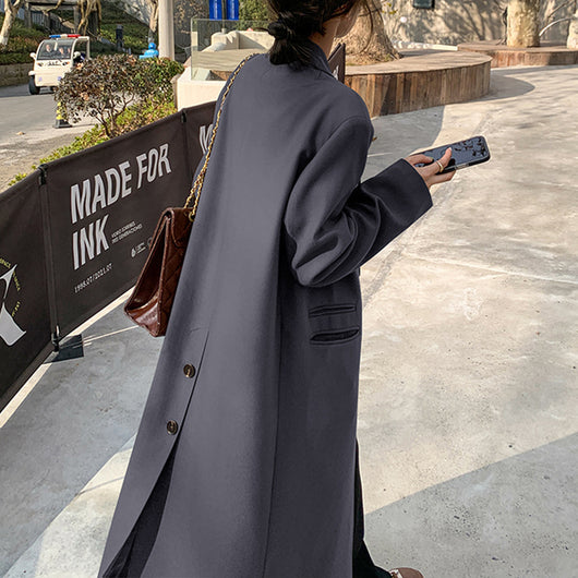 Gabardina Larga Clásica para Mujer - Abrigo Elegante Estilo Británico