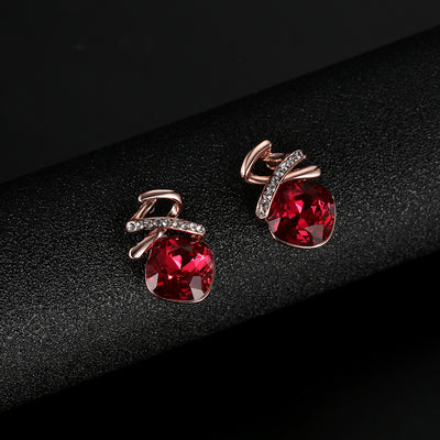 Elegante Conjunto de Joyería para Novia: Collar y Pendientes - Image 3