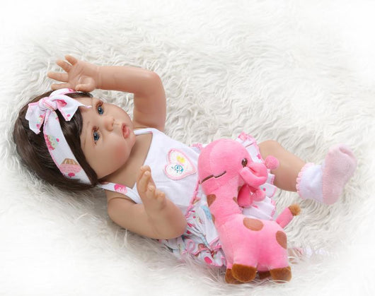 Muñeco Bebé de Silicona Realista 48cm - Juguete Educativo Ligero - Image 3