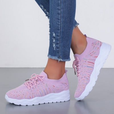 Zapatos Deportivos Tejidos para Mujer Talla Grande - Comodidad y Estilo - Image 4