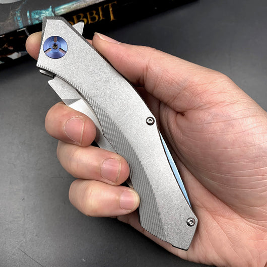 Cuchillo Plegable de Alta Dureza para Exteriores con Resorte Portátil - Image 2