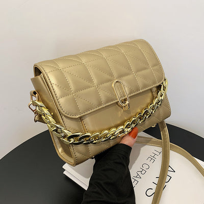Bolso de Hombro Cadena Rombo Cuadrado Pequeño - Image 18