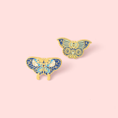 Broche Mariposa en Aleación Azul - Joya Personalidad - Image 4