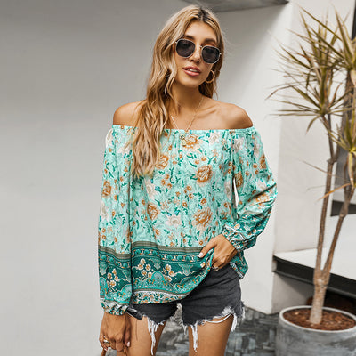 Camiseta Suelta Retro Estampada para Mujer - Image 5