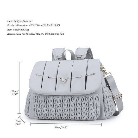 Bolsa Térmica Impermeable de Gran Capacidad para Viajes y Pañales - Image 11