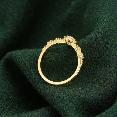 Anillo de Plata 925 con Cristales Incrustados - Diseño Europeo Romántico para Propuesta - Image 13