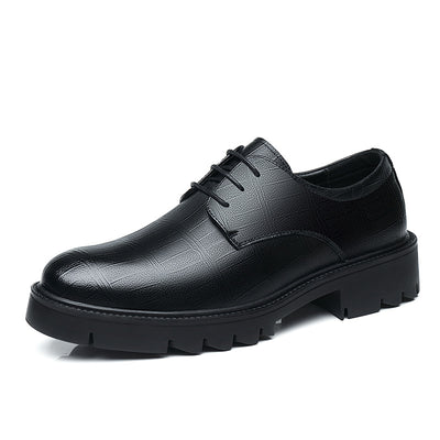 Zapatos Formales de Cuero con Aumento de Altura 10cm - Elegancia y Confianza - Image 4