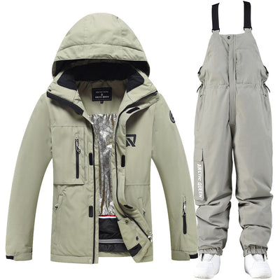 Traje de Esquí Doble Tabla para Hombre y Mujer - Abrigo Térmico Invernal - Image 14