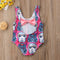 Traje de Baño Niña Estampado Calavera Cartoon