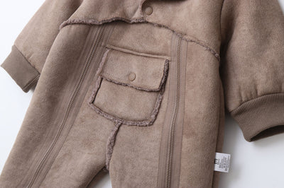 Enterizo Infantil con Capucha y Pelaje - Abrigo Tipo Pijama - Image 29
