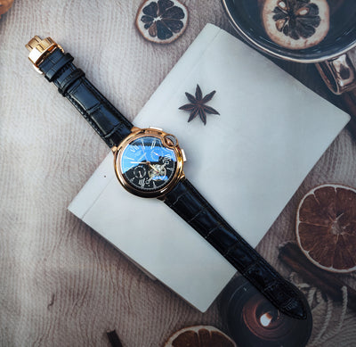 Reloj Automático Tourbillon para Hombre - Movimiento Mecánico de Precisión - Image 11