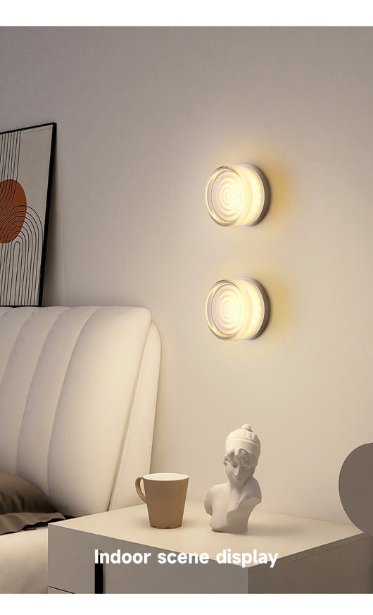 Lámpara de Pared Efecto Ondas de Agua - Acrílico Minimalista para Sala y Dormitorio - Image 23