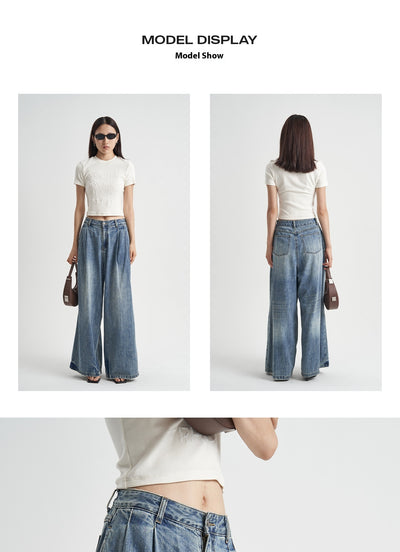 Jeans Sueltos Desteñidos para Otoño - Estilo Casual Moderno - Image 9