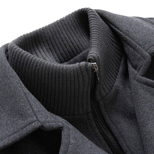 Chaqueta de Lana Térmica para Hombre - Protección Contra el Frío - Image 8