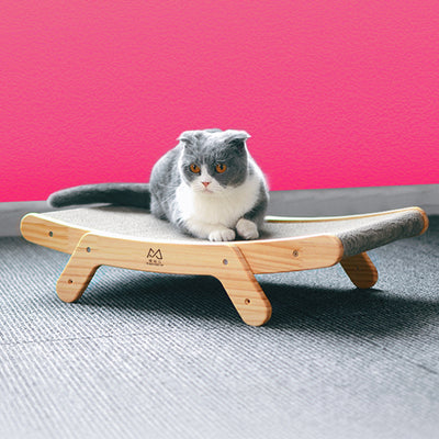 Cama Gato Deformable con Rascador de Cartón Corrugado y Núcleo Reemplazable - Image 4