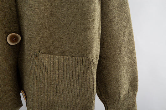 Conjunto Elegante: Cardigan Escote V y Pantalón Ancho - Image 17