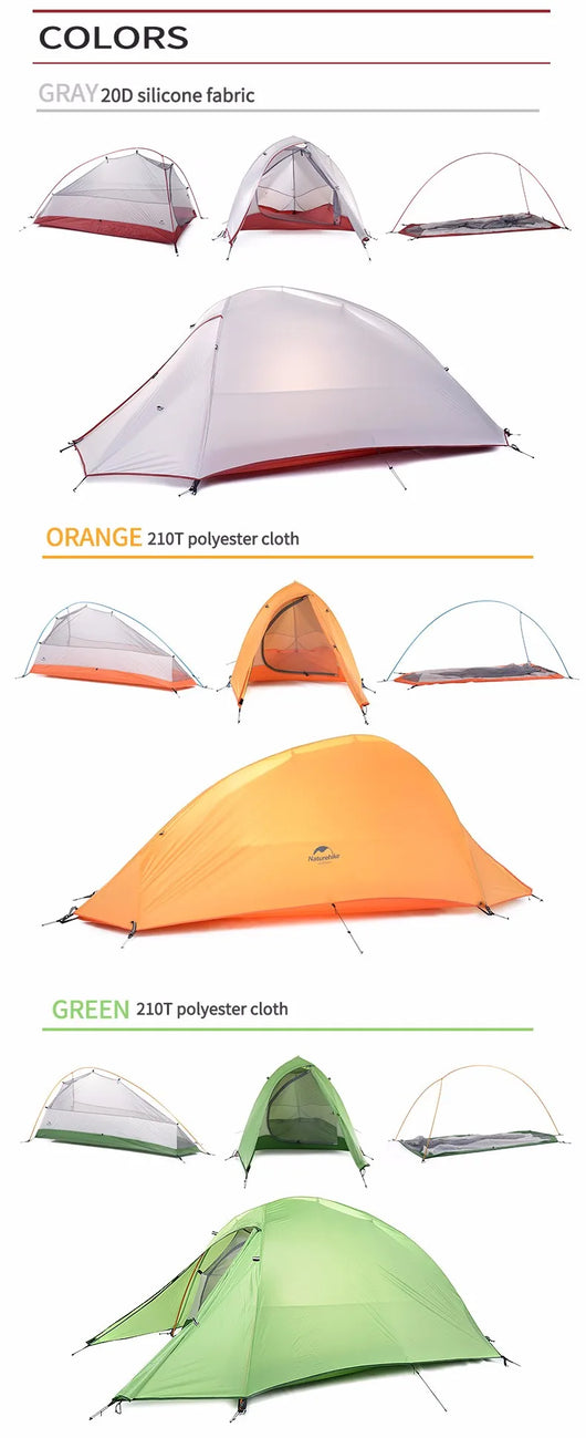 Tienda de Campaña Ultraligera Impermeable para Escalada en Montaña - Image 8