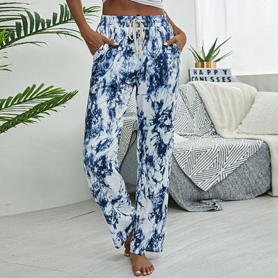 Pantalones de Cintura Alta con Estampado Tie-Dye - Image 10