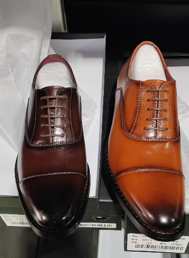 Zapatos de Vestir Elevadores para Hombre Estilo Británico en Cuero - Image 14