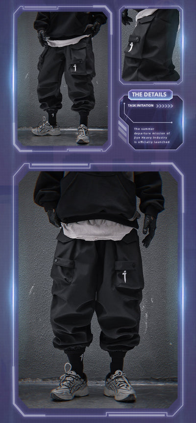 Pantalones Cargo Holgados de Trabajo con Bolsillos Grandes - Image 8