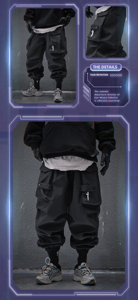 Pantalones Cargo Holgados de Trabajo con Bolsillos Grandes - Image 8