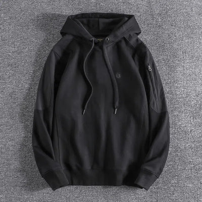 Sudadera Hoodie Británica de Algodón Espacial para Hombre - Calidez y Estilo - Image 16