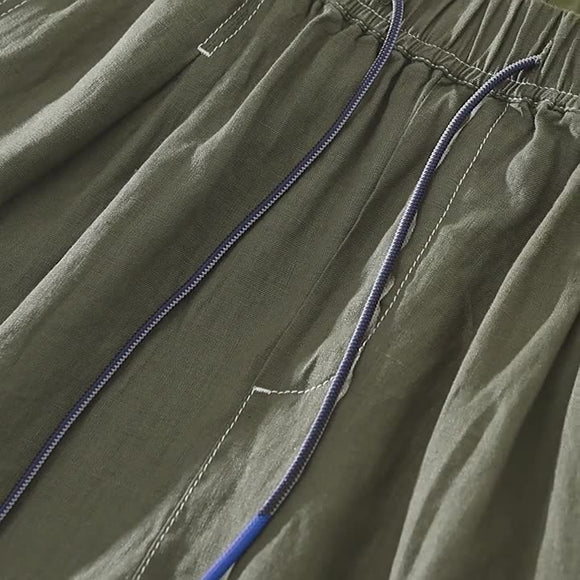 Shorts Holgados Rectos con Caída Casual para Hombre