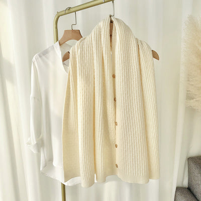 Capa Poncho de Lana Escocesa con Broche - Abrigo Versátil para Mujer - Image 15